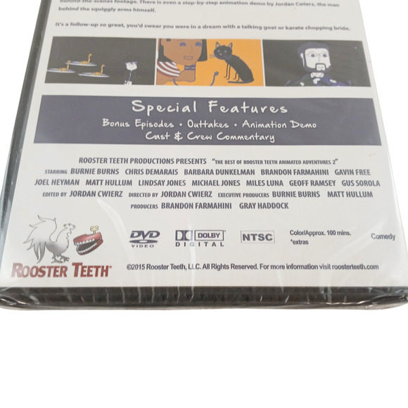 The Best of Rooster Teeth Animated Adventures & Vol. 2 DVD Comedy Collection Set - Picture 10 of 11